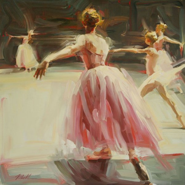 Живопись Давид Бадзагуа балерина
