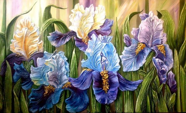 Ирисы художницы Светланы Брель