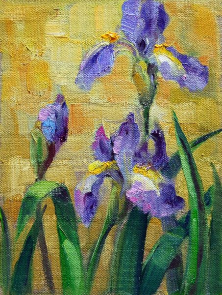 Художник Сергей Тутунов ирисы