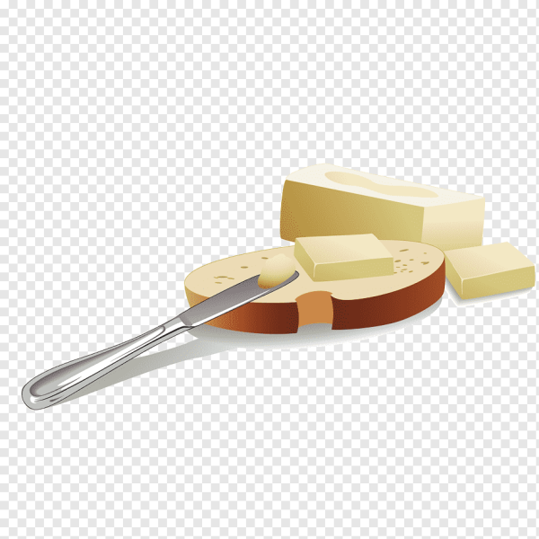 Хлеб с маслом клипарт