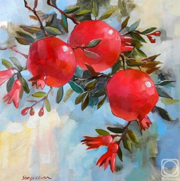 Гранат Мандола живопись