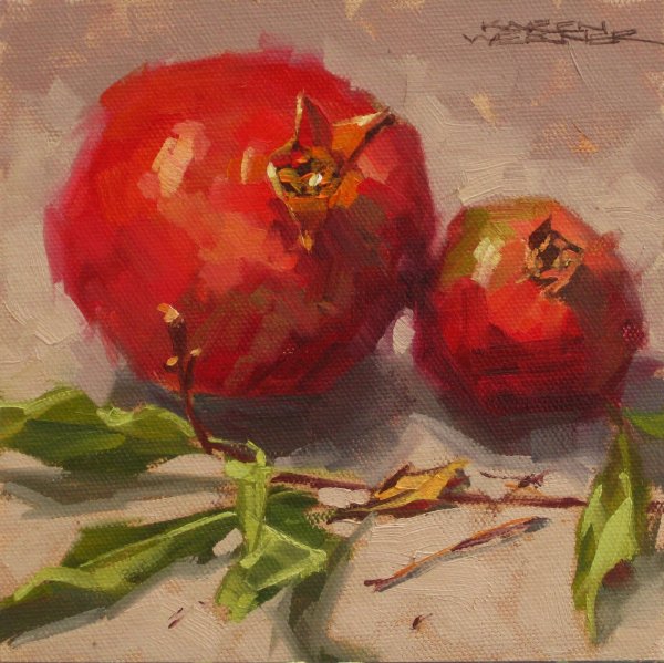 Гранаты в живописи