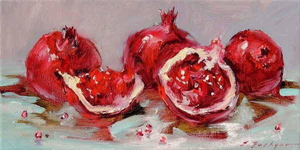 Гранатовое дерево маслом