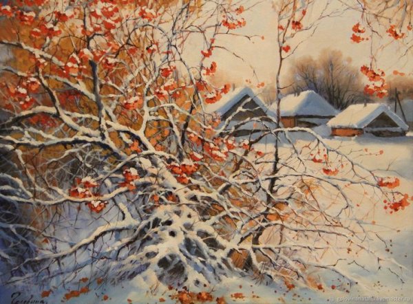 Художник Курицын рябина