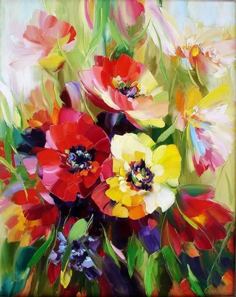 Живопись мастихином картины Сергеев художник картины