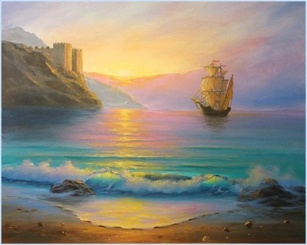 Море живопись Марина Игнаткина