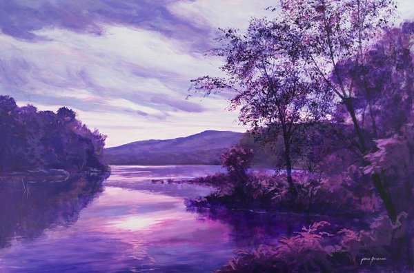 Картины в фиолетовых тонах