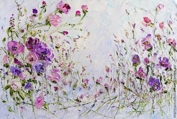 Картины с сиреневыми цветами