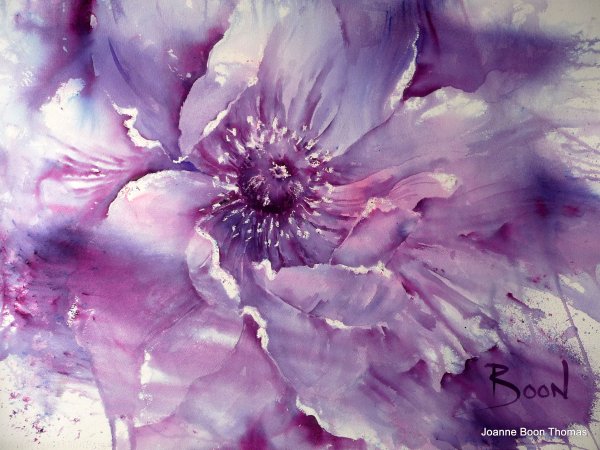 Акварельные цветы