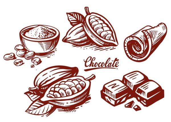 Брызги шоколада и молока