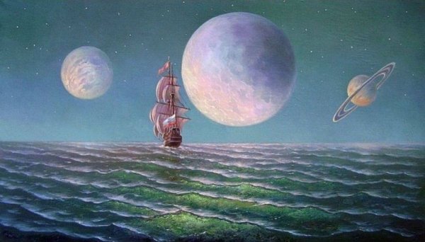 Космические пейзажи художников