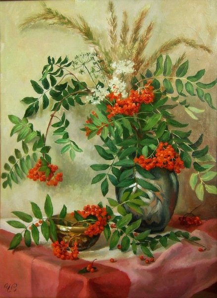 Художник Курицын рябина