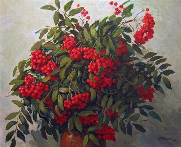 Картина Рябинка Машков