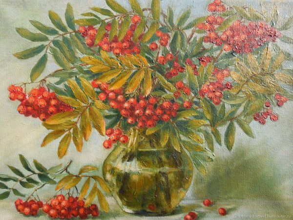 Павел Еськов букет рябины