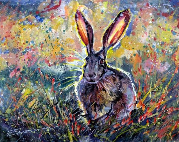 Заяц картина
