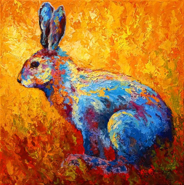 Кролик живопись