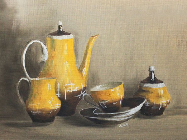Натюрморт с посудой