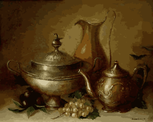 Медная посуда в живописи