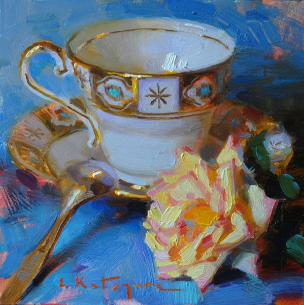 Елена Кацура живопись натюрморт