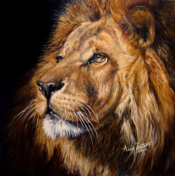 Лев маслом