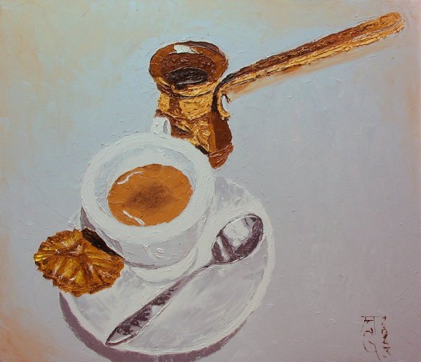 Кофейный натюрморт в живописи