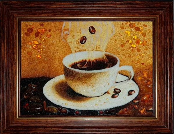 Чашечка кофе живопись
