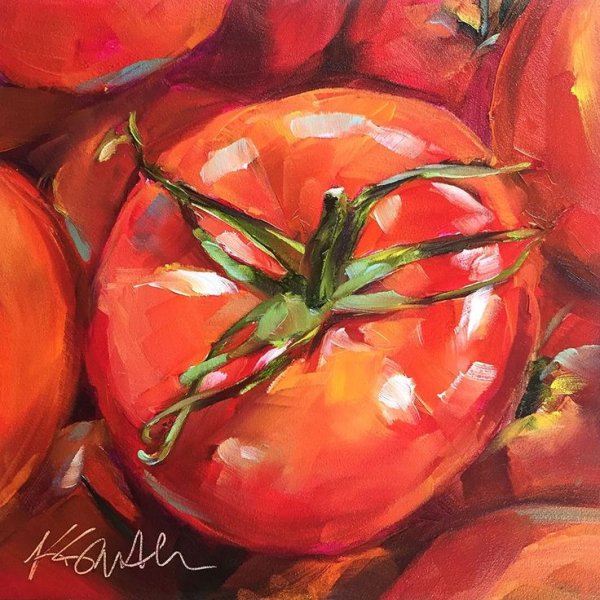 Фрукты и овощи маслом