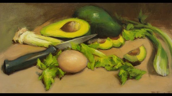 Александр Вицин художник натюрморт из фруктов