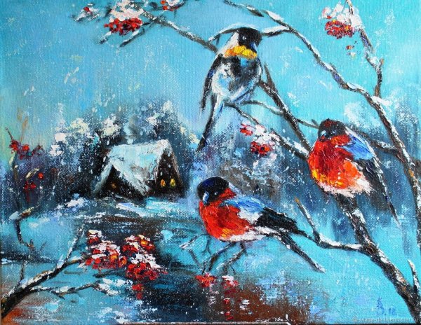 Геннадий Майстренко Снегири