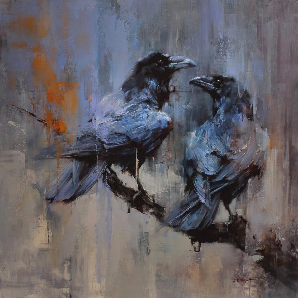 Художник Линдси Кустуш вороны