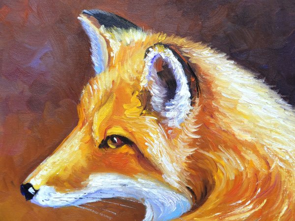 Лисица маслом