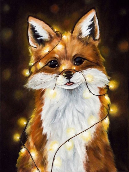 Живопись милые животные