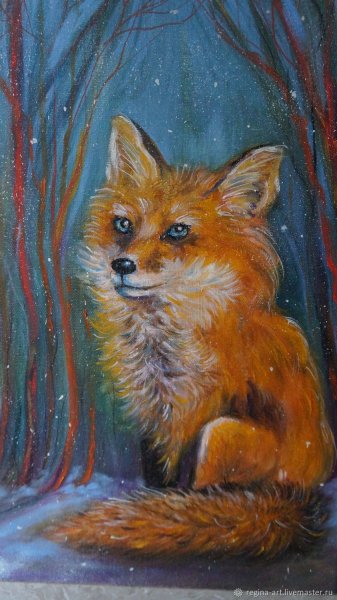 Лиса картины художников
