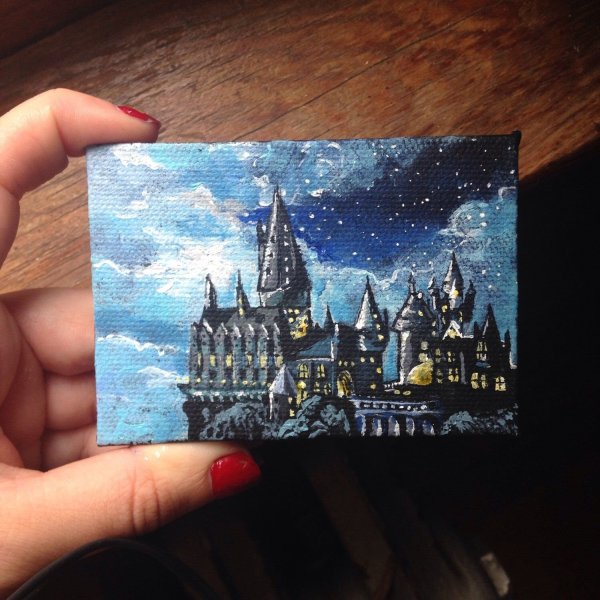 Скетчинг Harry Potter Hogwarts