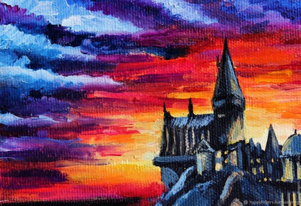 Картина Гарри Поттер Хогвартс