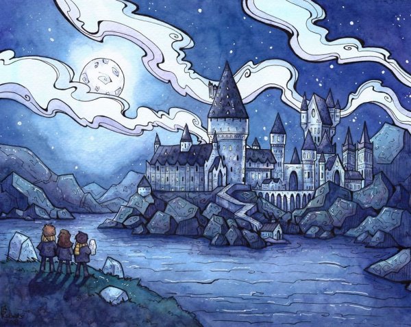 Гарри Поттер Хогвартс иллюстрации