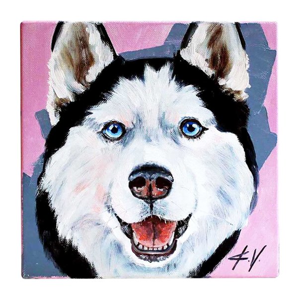 Хаски маслом