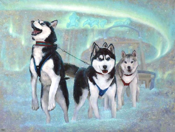 Хаски гиперреализм