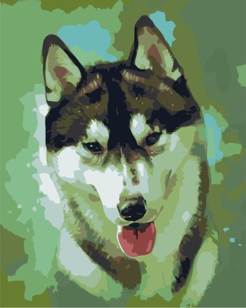 Зимние арты с собаками