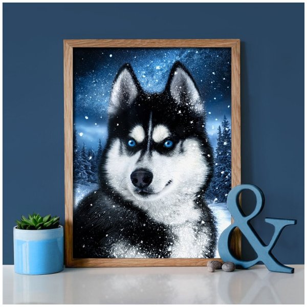 Ездовые собаки в живописи