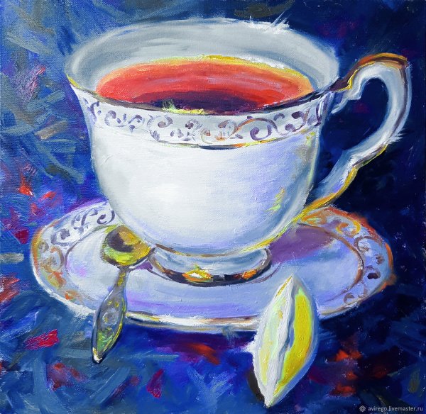 Чашка живопись