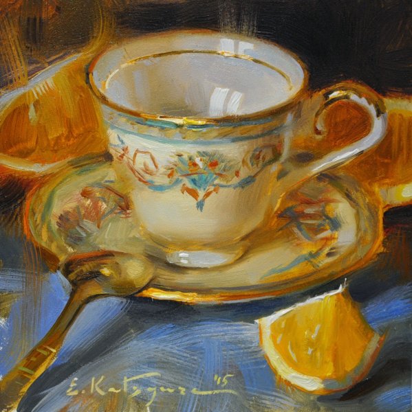 Daily Paintworks - Original Fine Art © Elena Katsyura