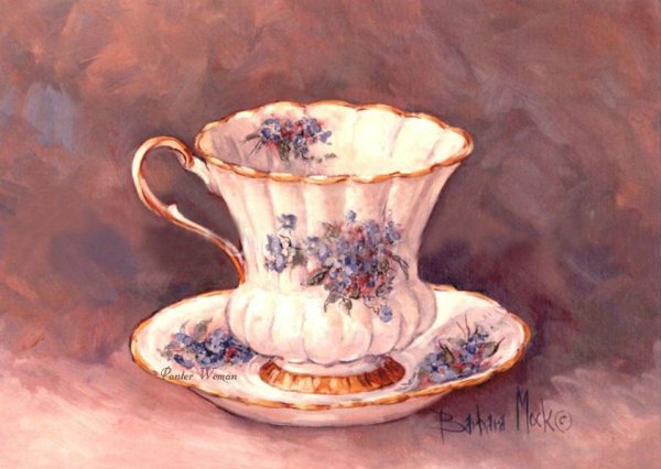 Барбара МОК чаепитие картина