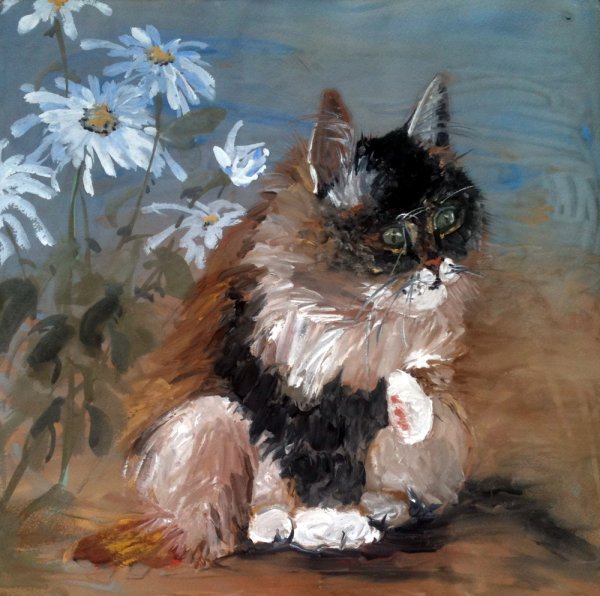 Художница Кравченко Оксана коты