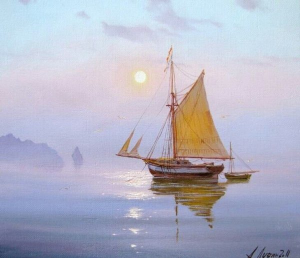 Художник Лузгин Андрей море