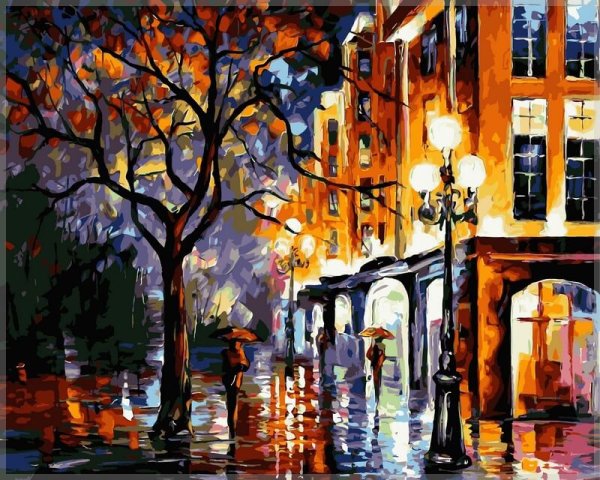 Леонид Афремов Вечерний город