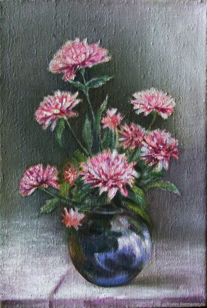 Астры в живописи