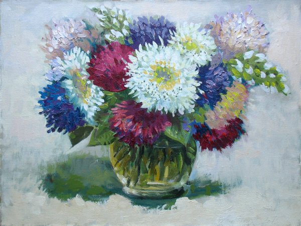 Картины хризантемы Горячевой Ирины