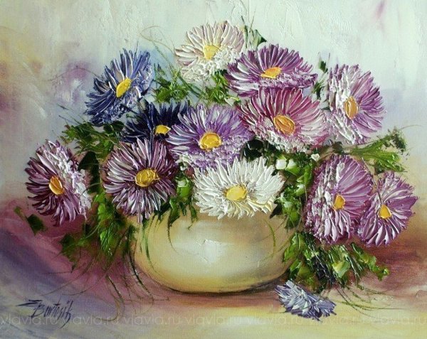 Сотворение цветка астры