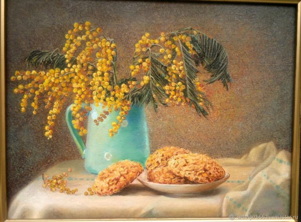 Правополушарное рисование Мимоза